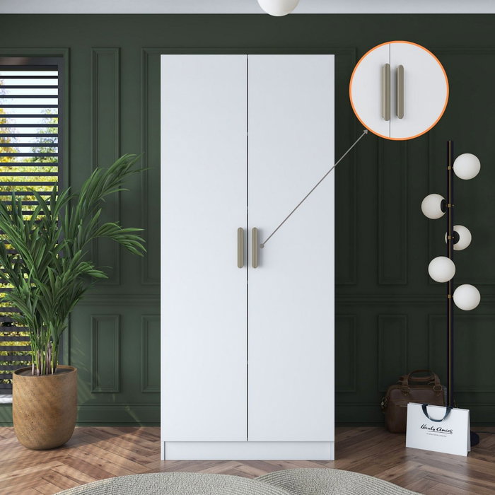 Hanah Home Armario BA160 - 4525 Blanco Hanah Home Armario BA160 - 4525 Blanco